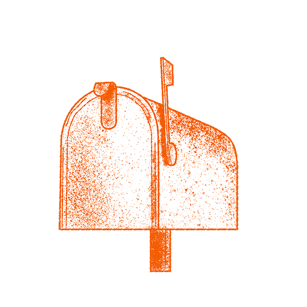 Icon of a mailbox