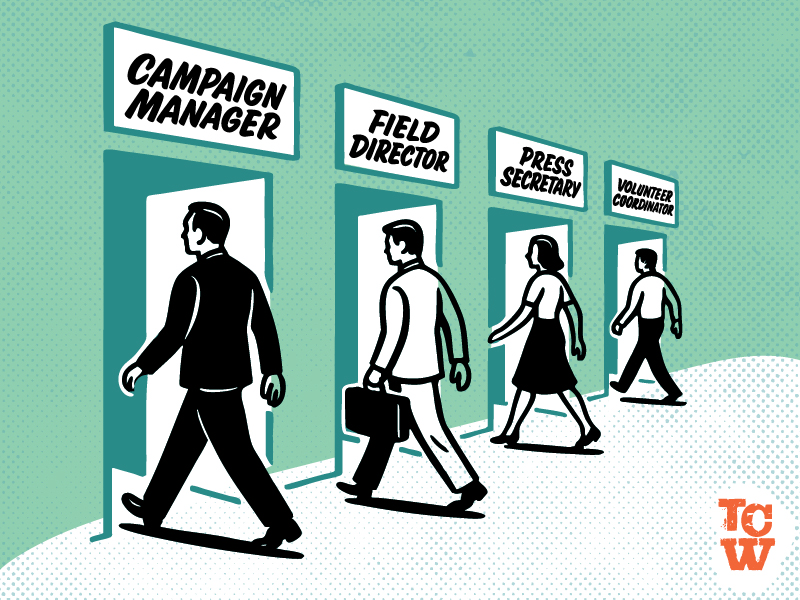 people finding their campaign jobs