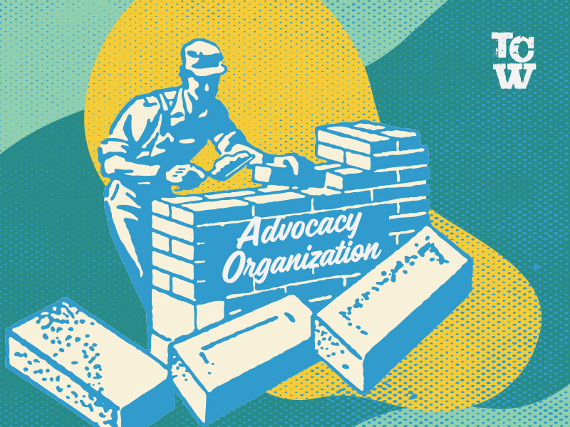 someone working on building an advocacy strategy