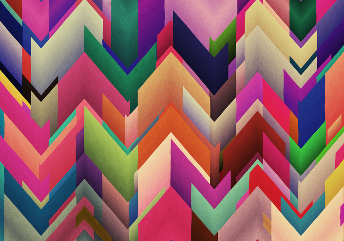 Design conference rainbow colored pattern