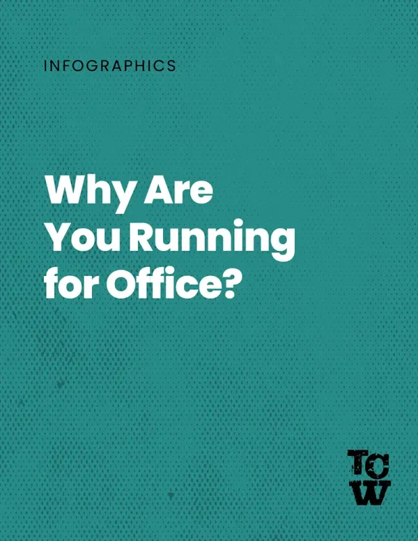 Cover image for the Why Are You Running for Office? infographic
