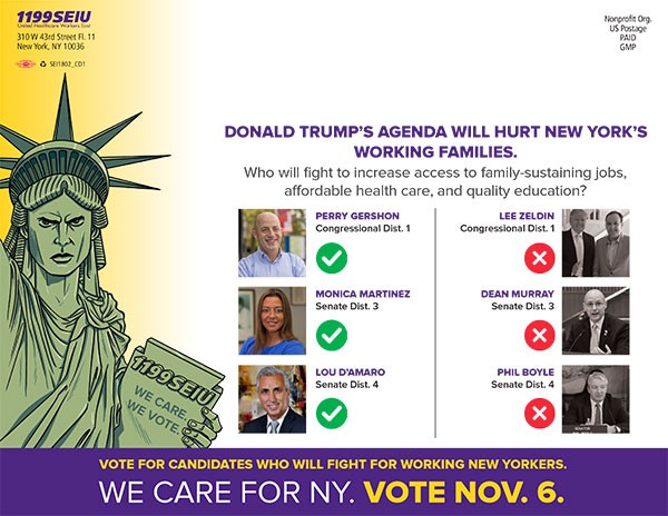 Lady Liberty Fights Back Membership Mail