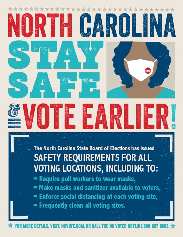 North Carolina Safe Voting Guide Nonprofit Advertising Page 1