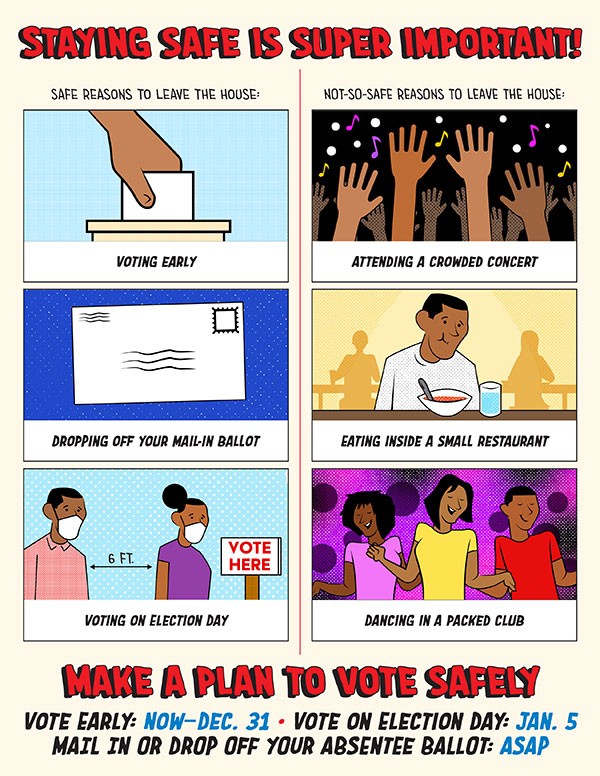 Voting During COVID-19 Is Safe!