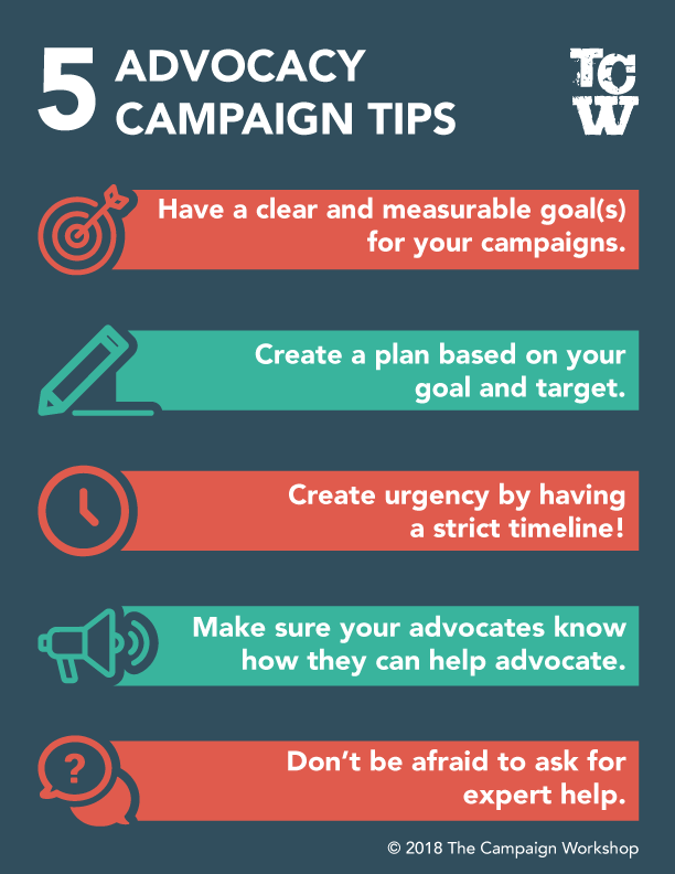 5 Advocacy Campaign Tips
