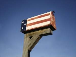 Flag mailbox